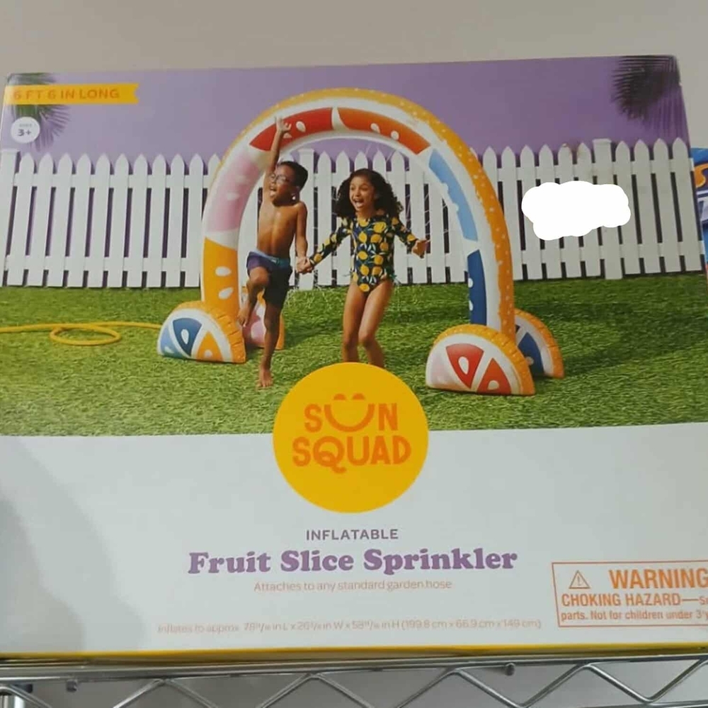 Sun Squad Inflatable Fruit Slice Sprinkler